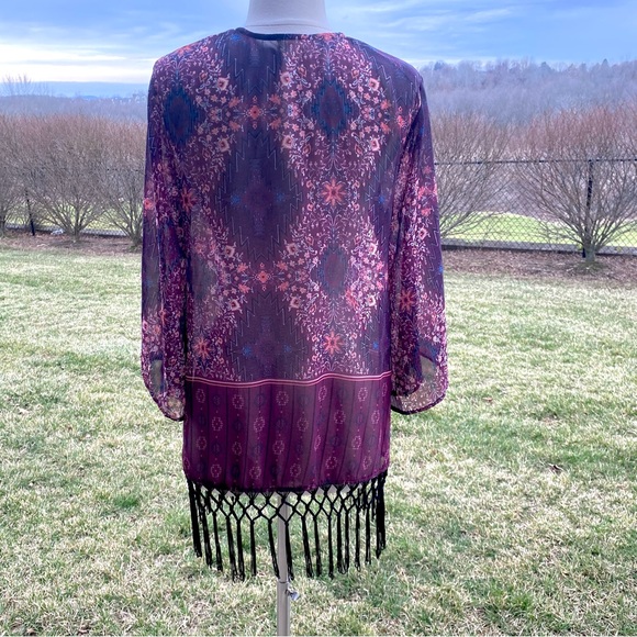 Garage Boho Style Kimono Tassel Fringe - Picture 5 of 13